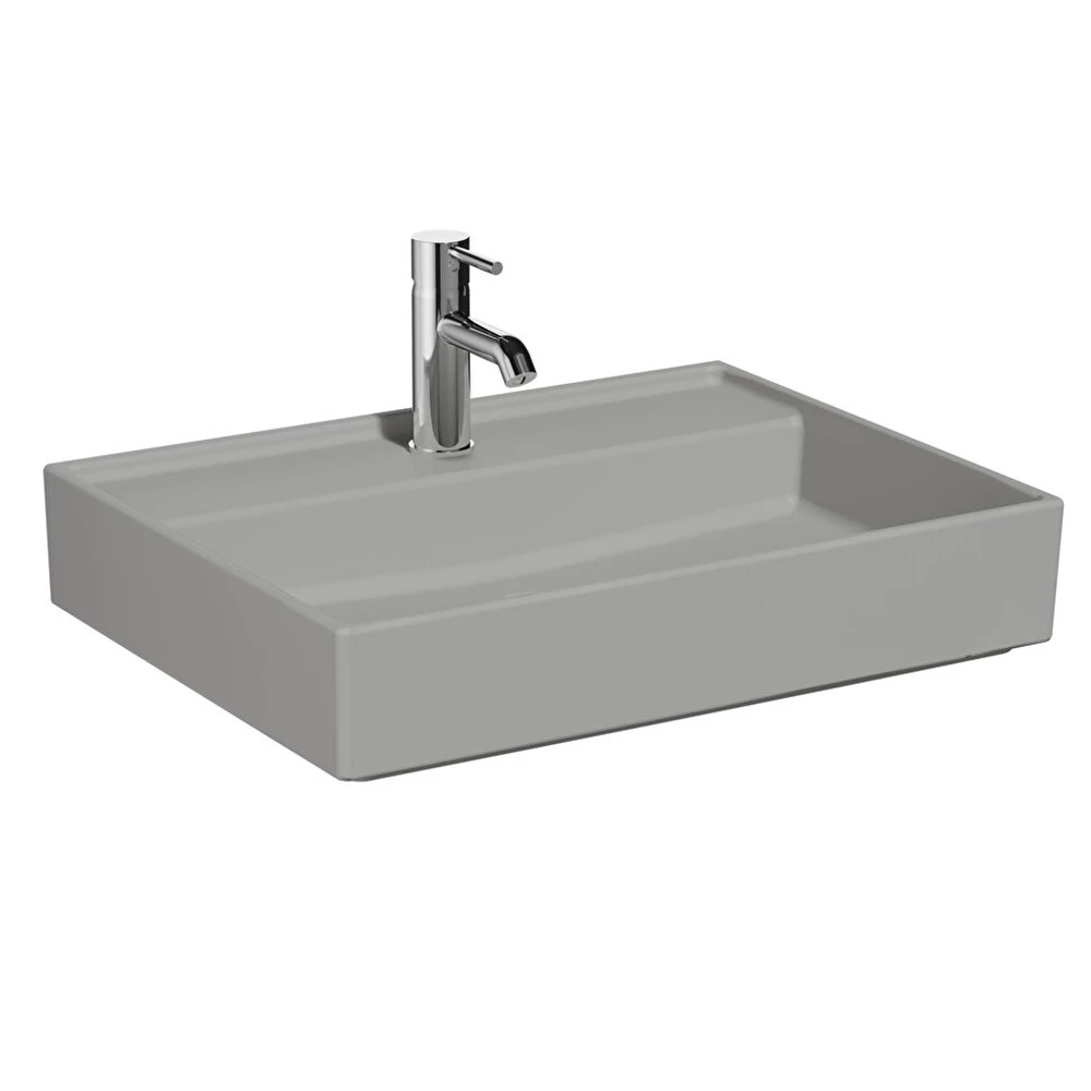 Vitra ArchiPlan 60x46 Cm Mat Taş Gri Lavabo 7414B076-0041 Hemen Al