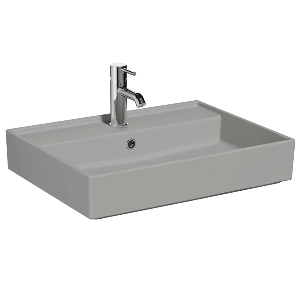 Vitra ArchiPlan 60x46 Cm Mat Taş Gri Lavabo 7414B076-0631 Hemen Al