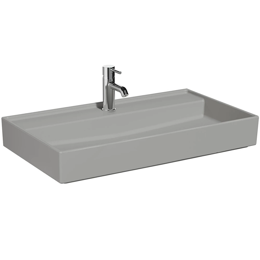 Vitra ArchiPlan 80x46 Cm Mat Taş Gri Lavabo 7415B076-0041 Hemen Al