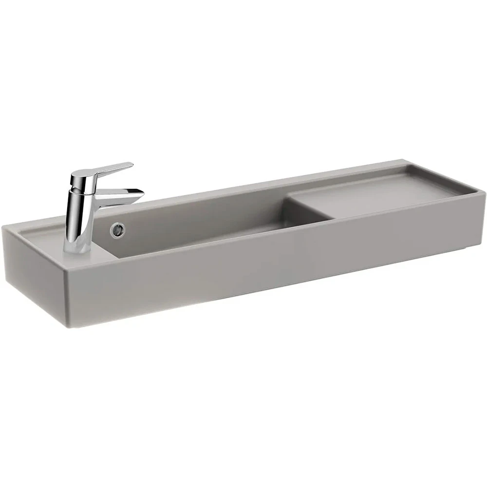 Vitra ArchiPlan 90x28 Cm Mat Taş Gri Lavabo 7409B076-0028 Hemen Al