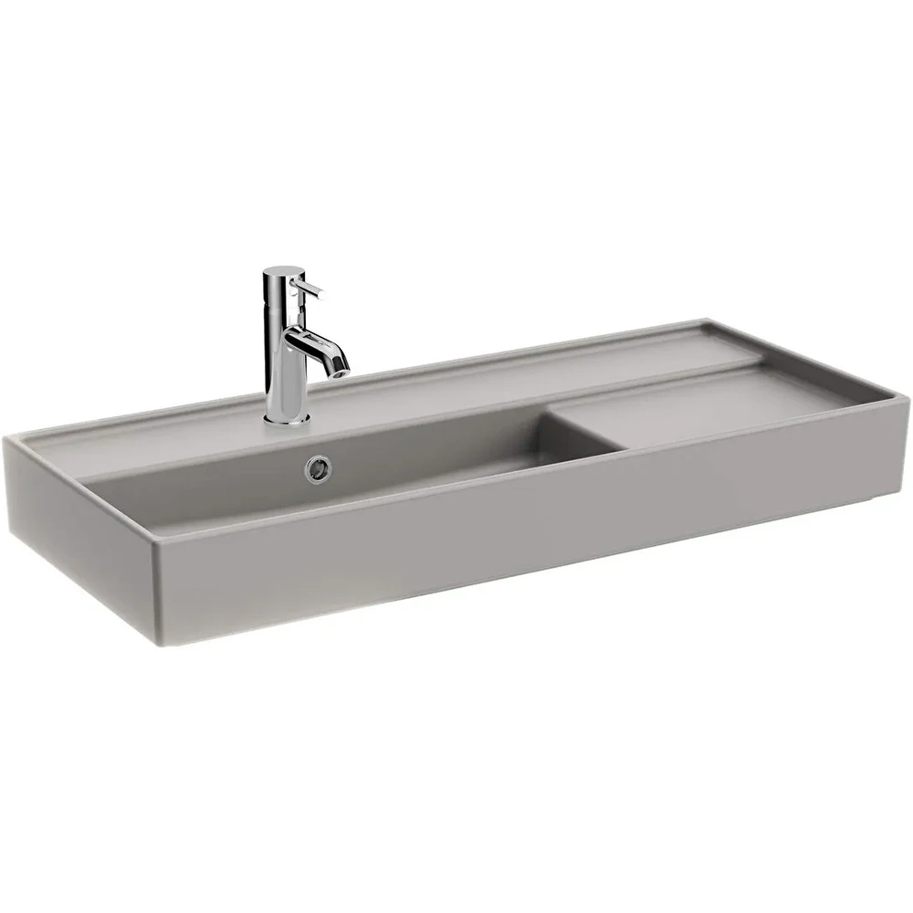 Vitra ArchiPlan 90x38 Cm Mat Taş Gri Lavabo 7402B076-0001 Hemen Al