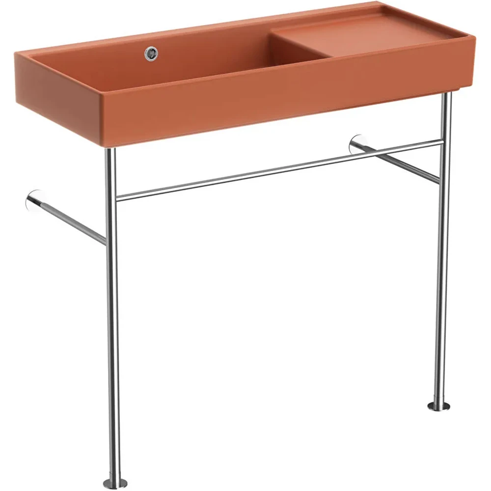 Vitra ArchiPlan 90x38 Cm Mat Terra Rosa Ayaklı Lavabo 7405B077-6278 Hemen Al