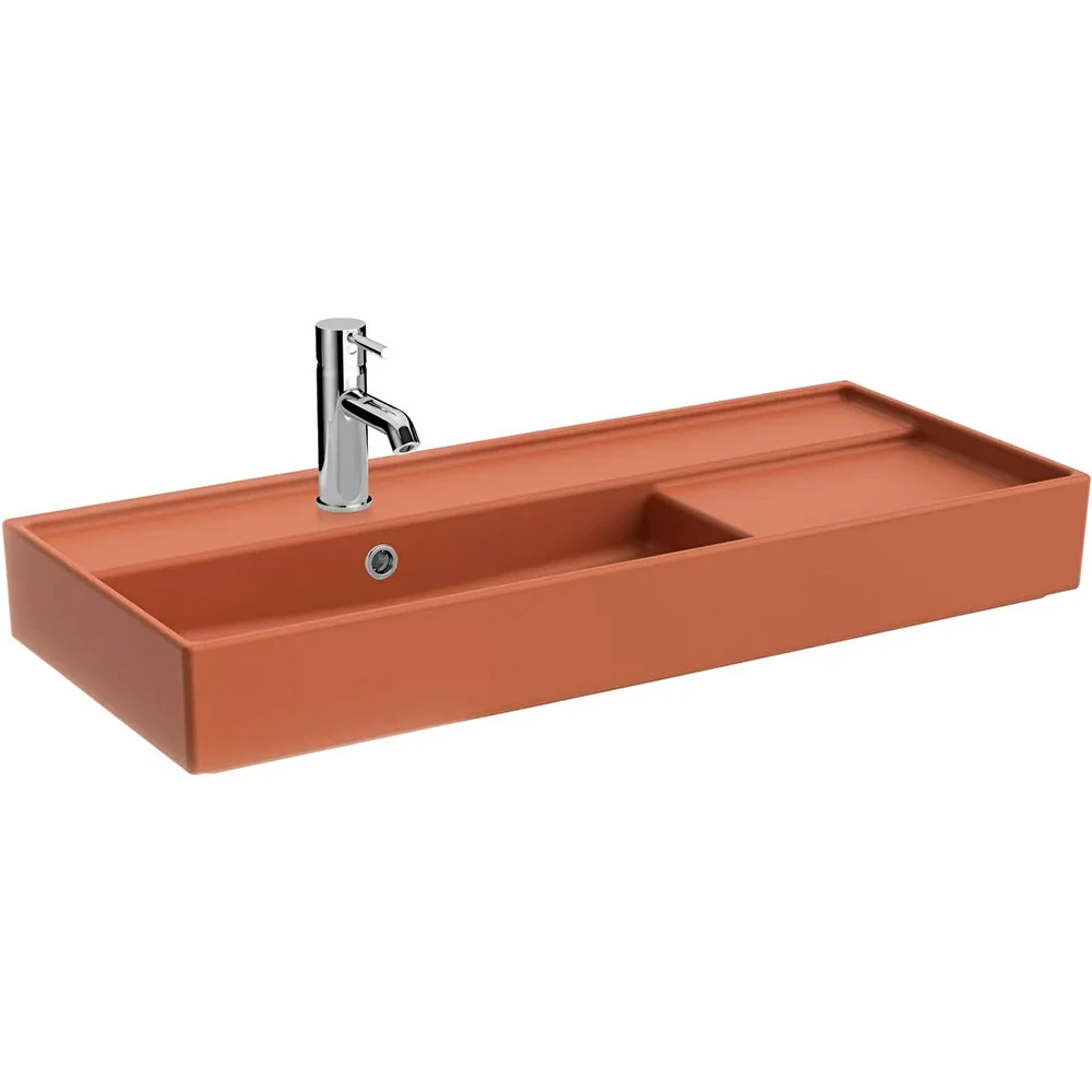 Vitra ArchiPlan 90x38 Cm Mat Terra Rosa Lavabo 7402B077-0001 Hemen Al