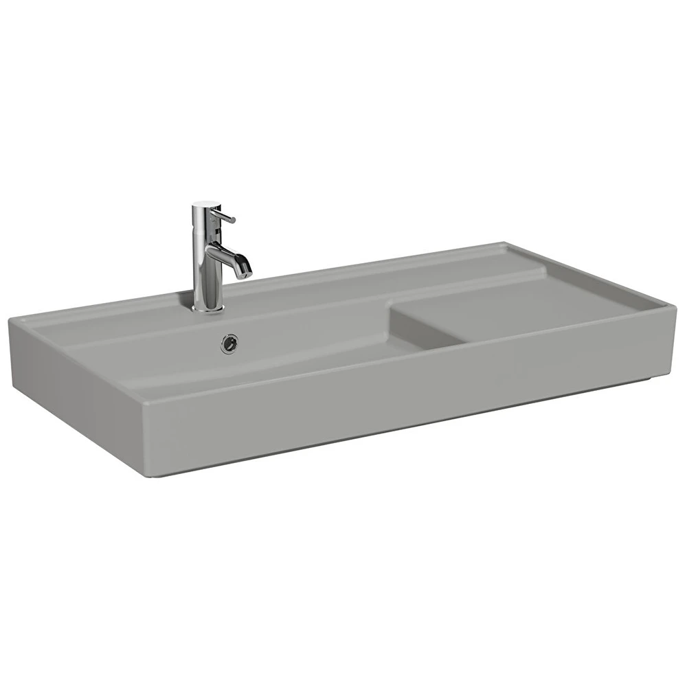 Vitra ArchiPlan 90x46 Cm Mat Taş Gri Lavabo 7416B076-0001 Hemen Al