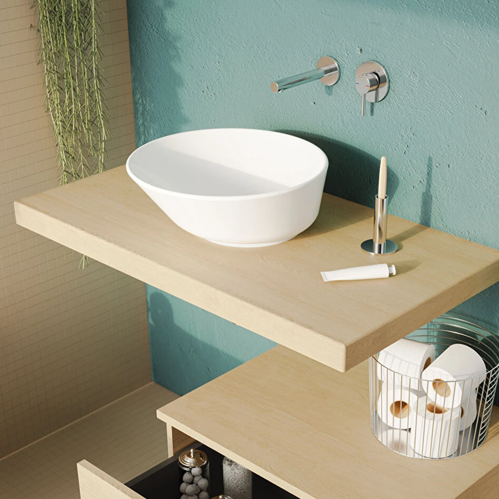 Vitra Geo 40x38 Cm Yuvarlak Çanak Lavabo 7421B003-0016 Hemen Al