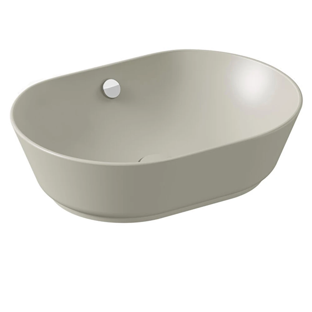 Vitra Geo 55x40 Cm Oval Mat Bej Çanak Lavabo 7427B020-0012 Hemen Al