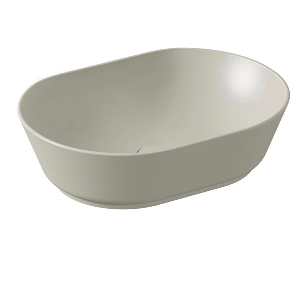 Vitra Geo 55x40 Cm Oval Mat Bej Çanak Lavabo 7427B020-0016 Hemen Al