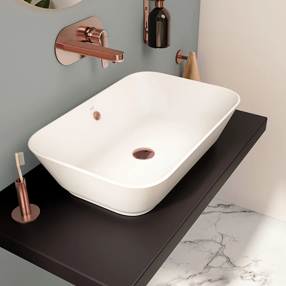 Vitra Geo 60x39 Cm Dikdörtgen Çanak Lavabo 7425B003-0012 Hemen Al