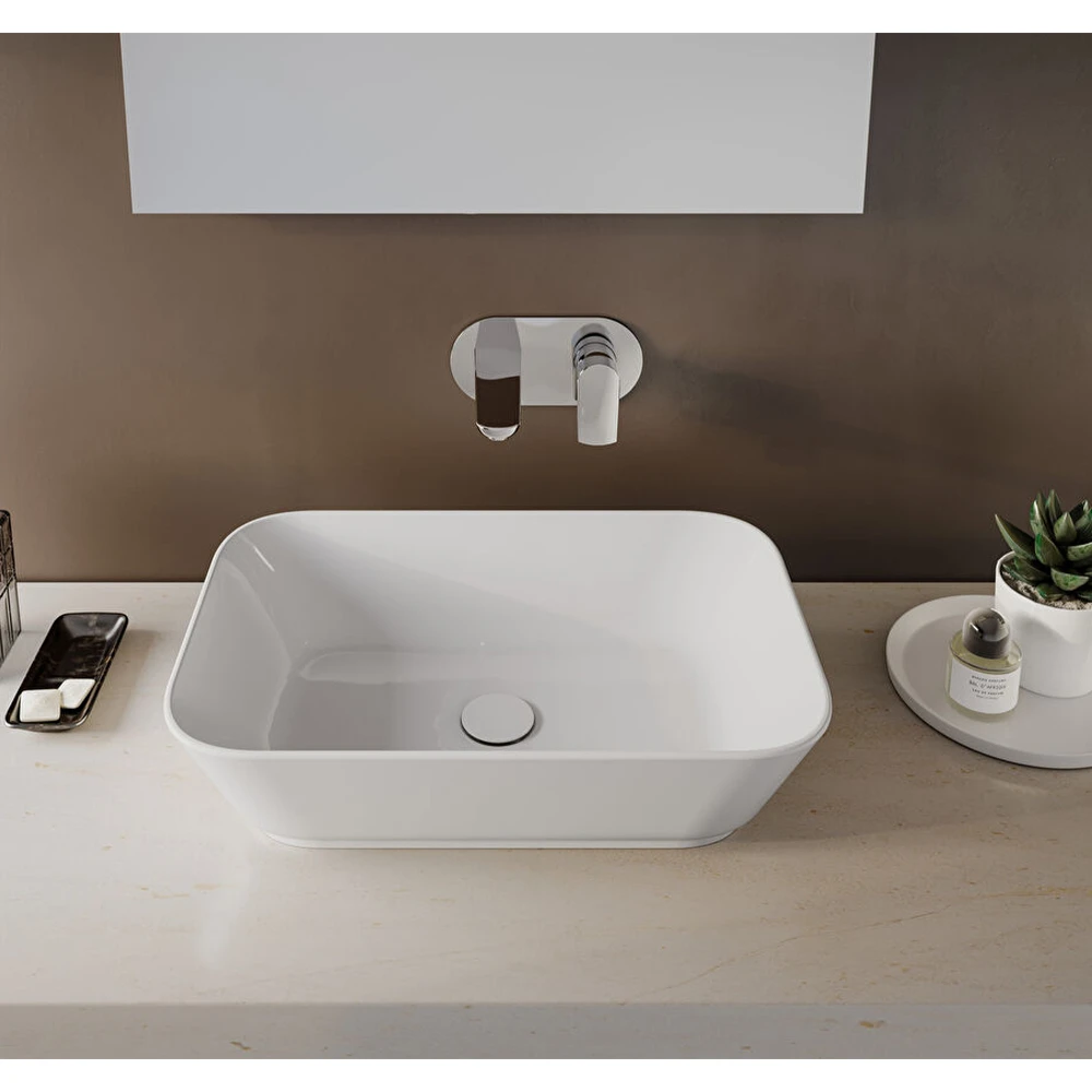 Vitra Geo 60x39 Cm Dikdörtgen Çanak Lavabo 7425B003-0016 Hemen Al