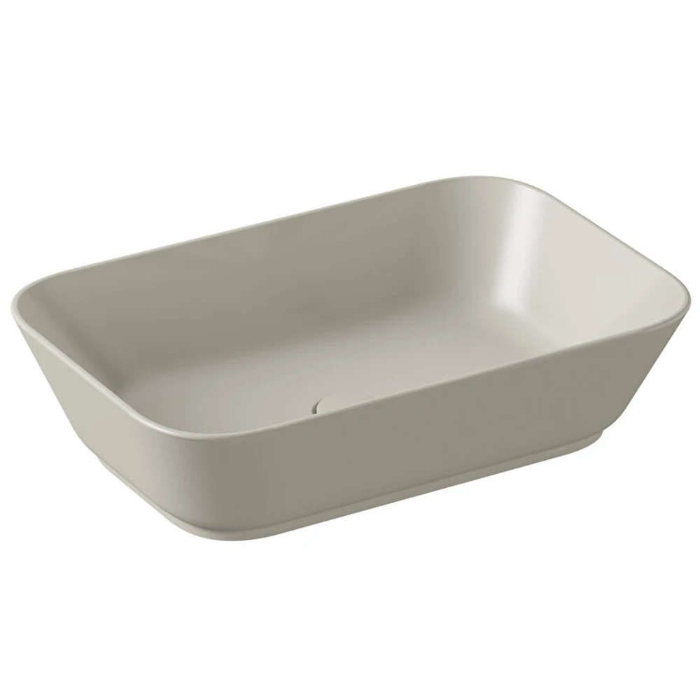 Vitra Geo 60x39 Cm Dikdörtgen Mat Bej Çanak Lavabo 7425B020-0016 Hemen Al