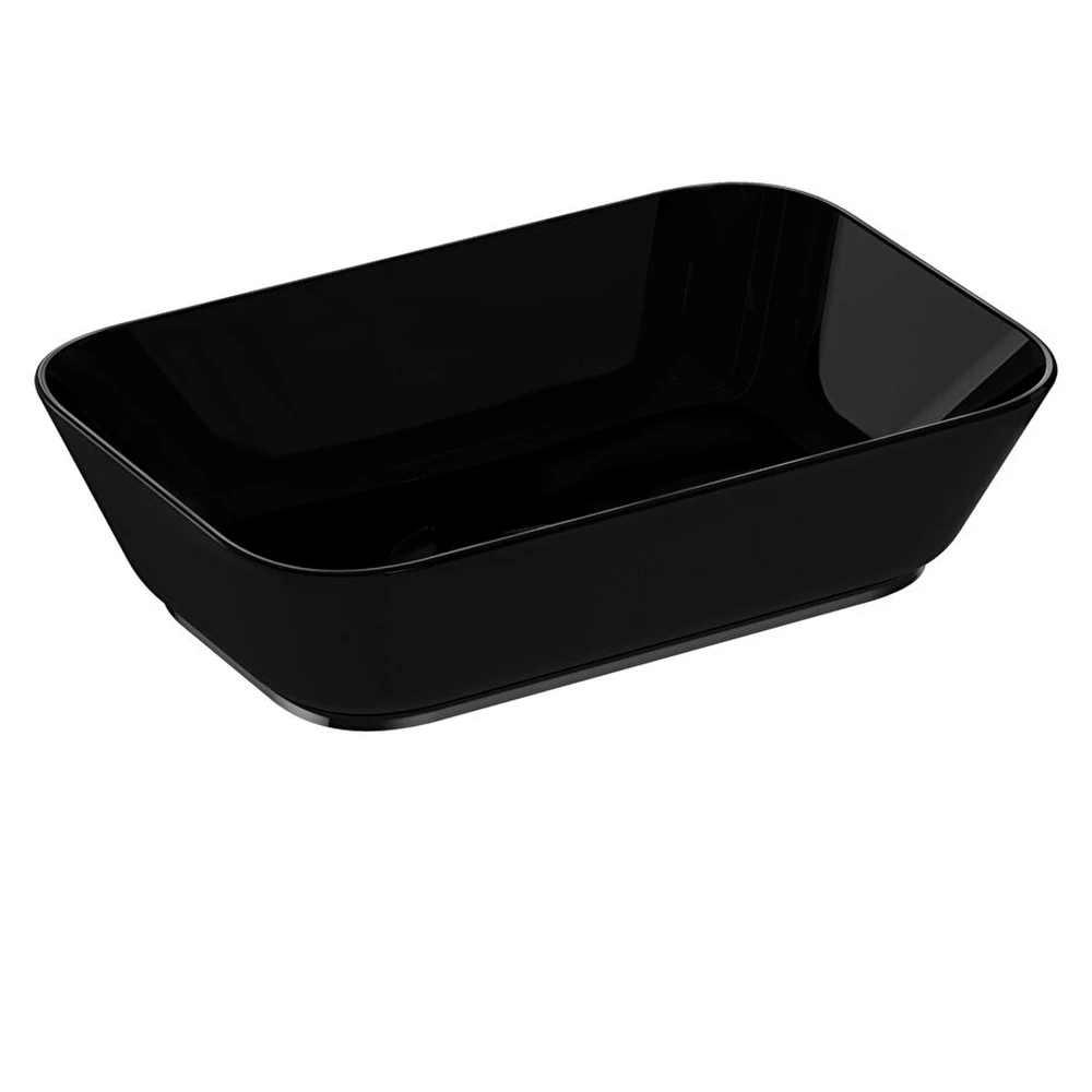 Vitra Geo 60x39 Cm Dikdörtgen Siyah Çanak Lavabo 7425B070-0016 Hemen Al