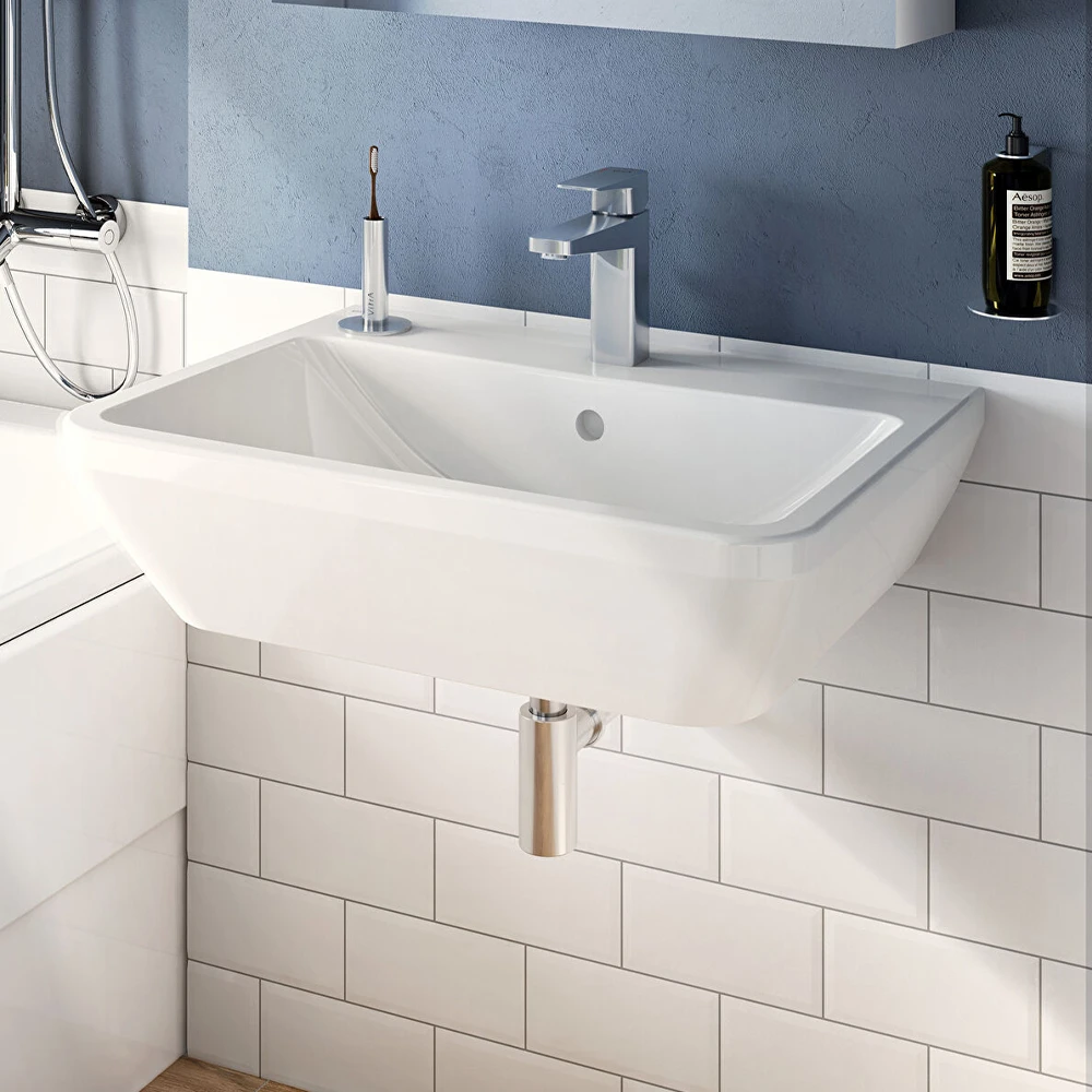 Vitra Integra 65x49 Cm Dikdörtgen Lavabo 7051L003-0001 Hemen Al