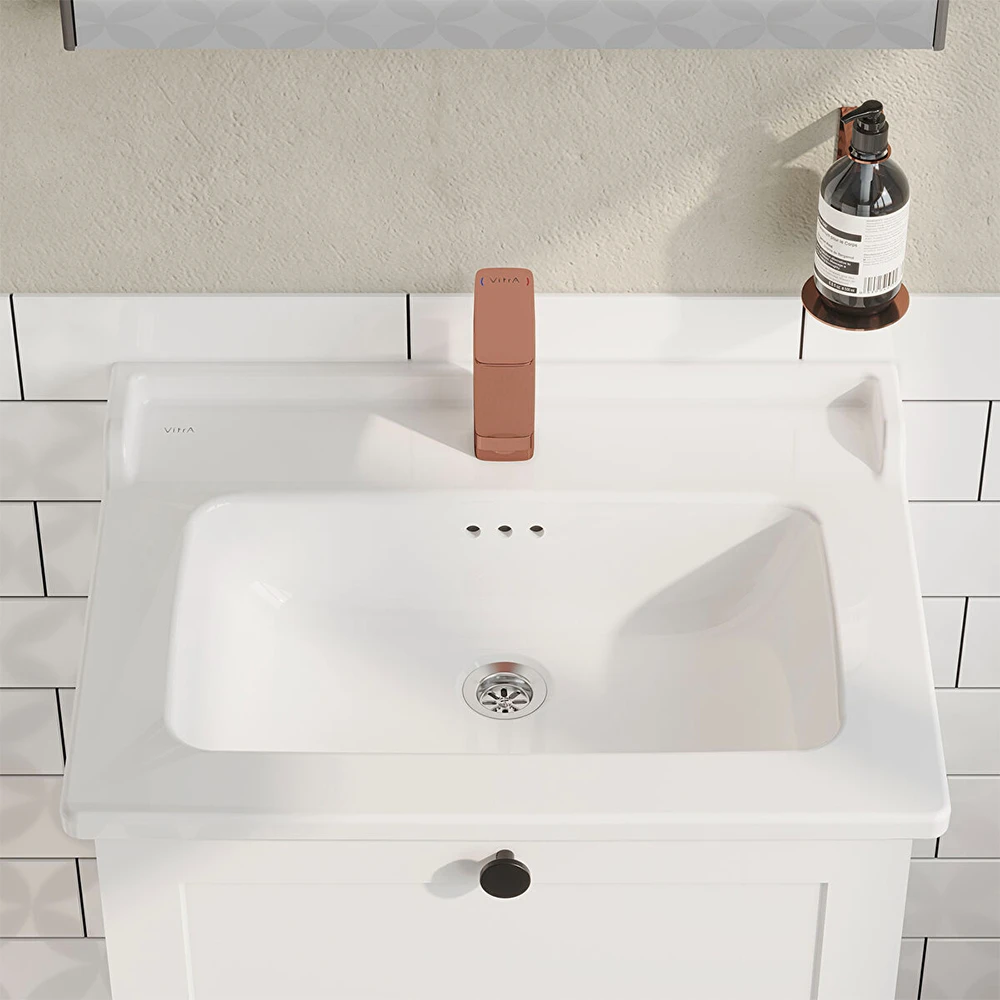 Vitra Integra Classic 60x46 Cm Etajerli Lavabo 7000B003-0001 Hemen Al