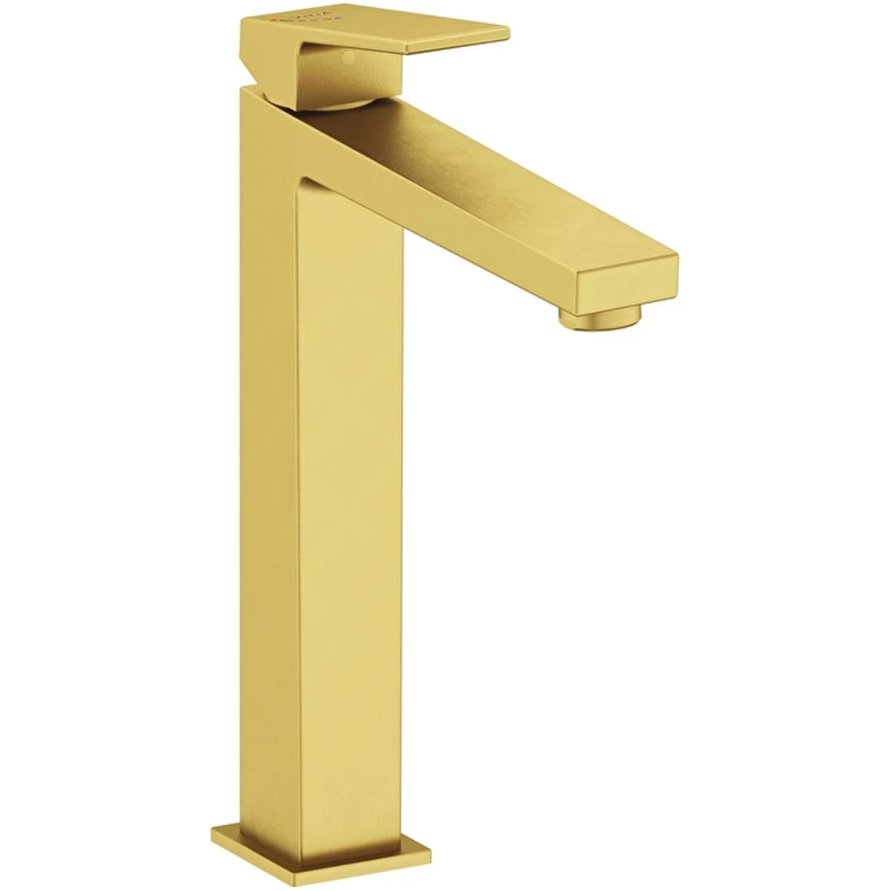 Vitra Minimax Square Blueco Fırçalı Altın Yüksek Lavabo Bataryası - A4372425ENR Hemen Al