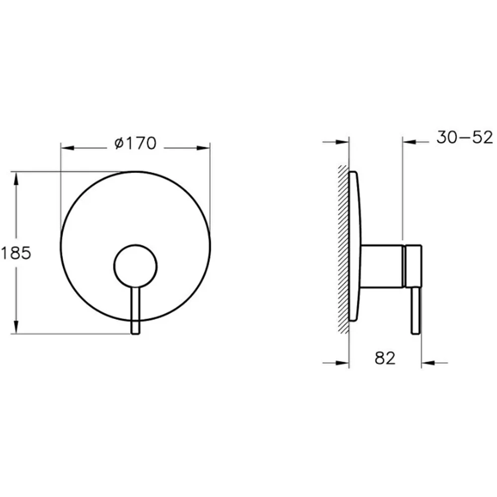 Vitra Origin Fırçalanmış Nikel Ankastre Mekanik Banyo Bataryası - A4282334 Hemen Al