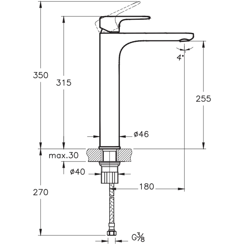 Vitra Root Round Soft Altın Yüksek Lavabo Bataryası - A4270774 Hemen Al