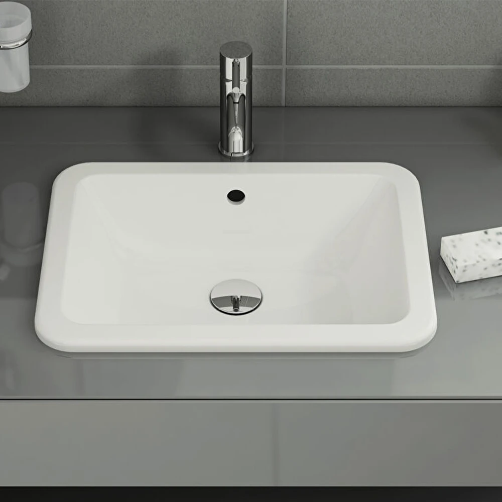 Vitra S20 45x37 Cm Dikdörtgen Tezgahüstü Lavabo 5473B003-0642 Hemen Al