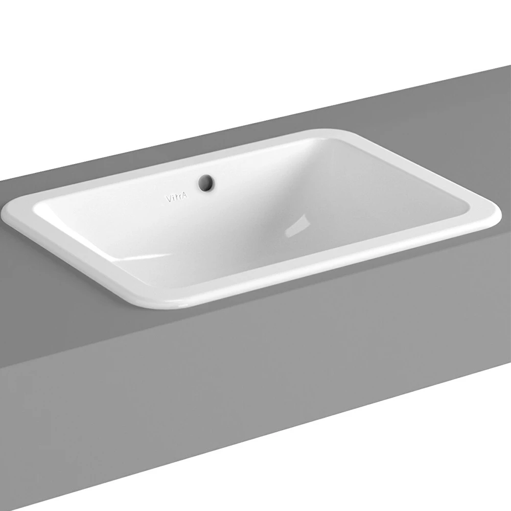 Vitra S20 50x37 Cm Dikdörtgen Tezgahüstü Lavabo 5474B003-0642 Hemen Al