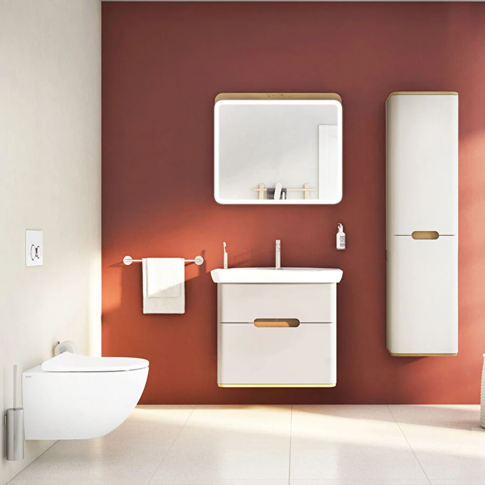 Vitra Sento 80x49 Cm Etajerli Lavabo 5947B003-0001 Hemen Al