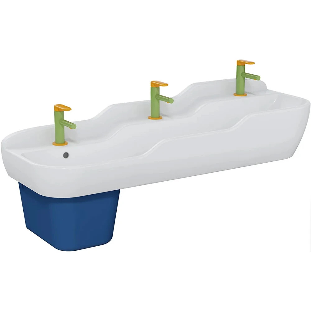 Vitra Sento Kids 125x40 Cm 3 Delikli Lavabo 7352B003-1742 Hemen Al