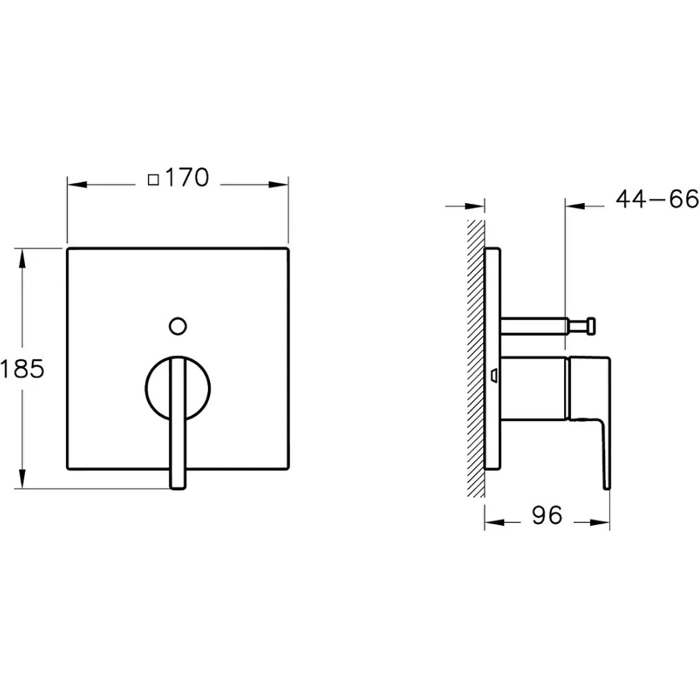 Vitra Suit Parlak Siyah Ankastre Mekanik Banyo Bataryası - A4282039 Hemen Al