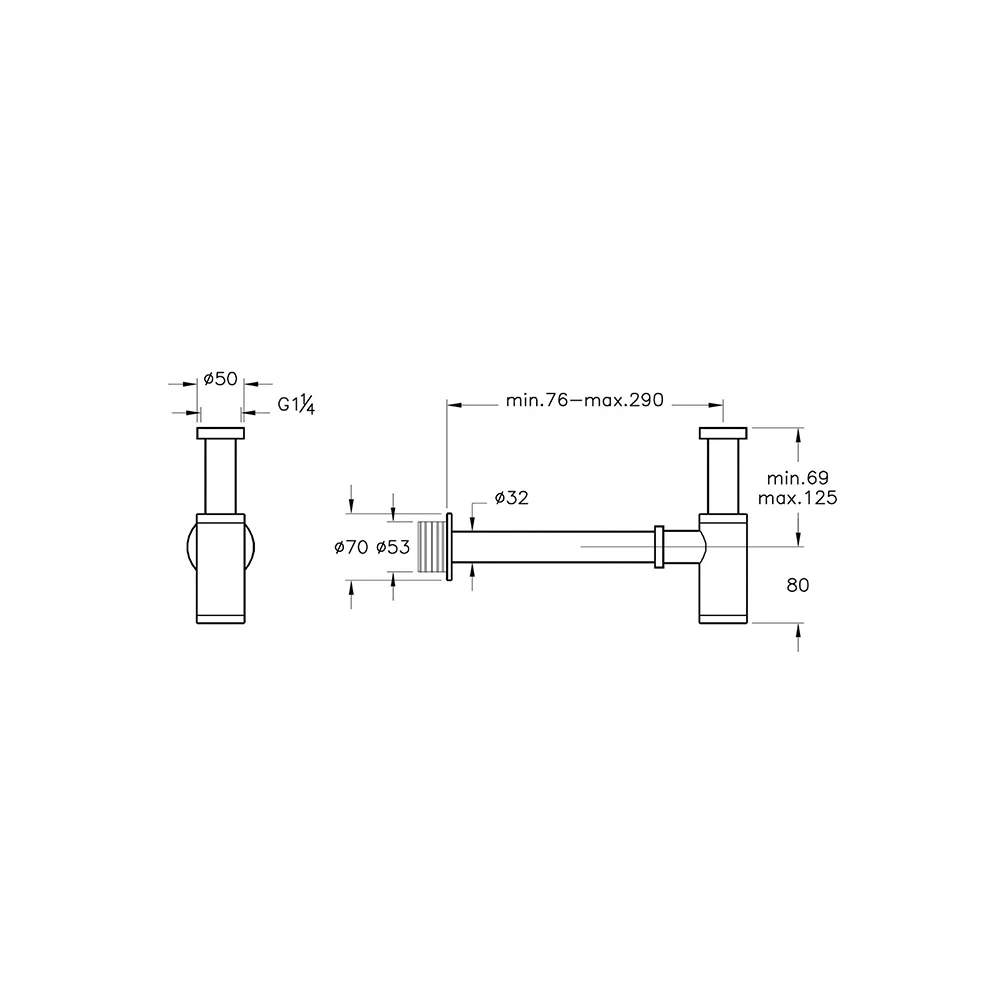 Vitra T Tipi Lavabo Sifonu A45123 Hemen Al