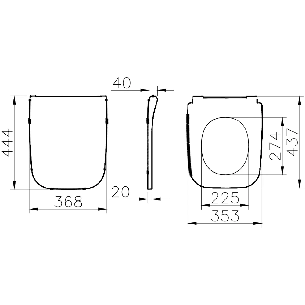 Vitra Universal Square Slim Yavaş Kapanır Mat Kum Beji Klozet Kapağı - 212-422R009 Hemen Al