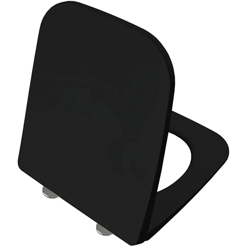 Vitra Universal Square Süper Slim Yavaş Kapanır Mat Siyah Klozet Kapağı - 207-483R009 Hemen Al