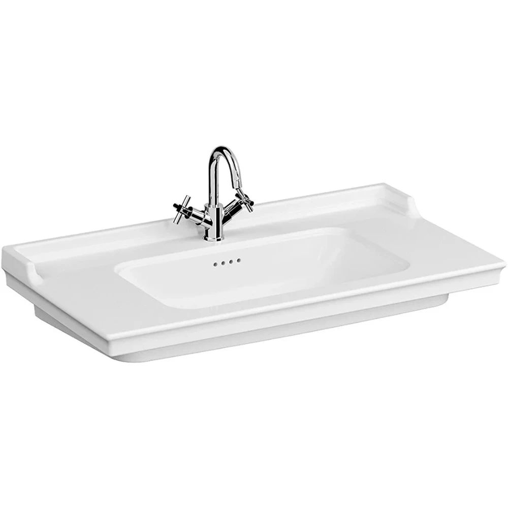 Vitra Valarte 100x53 Cm Etajerli Lavabo - 7803B403-0001 Hemen Al