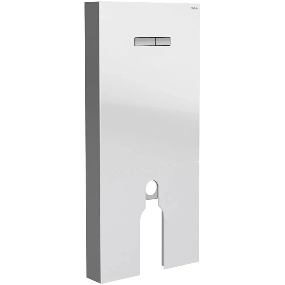 Vitra Vitrus 3-6 L Yerden Duvara Sıfır Klozetler İçin Duvar Önü Beyaz Cam Rezervuar - 870-1760-01