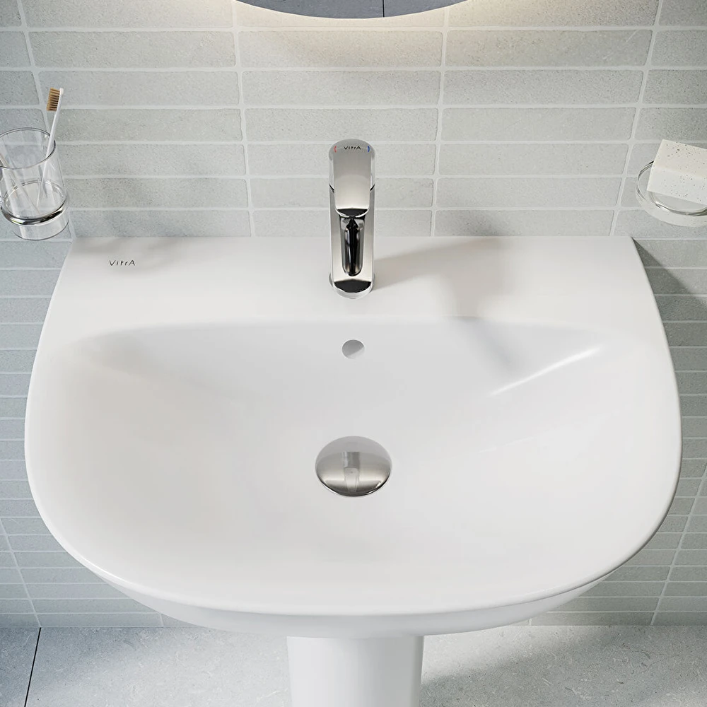 Vitra Zentrum 65x48 Cm Lavabo 7275L003-0001 Hemen Al