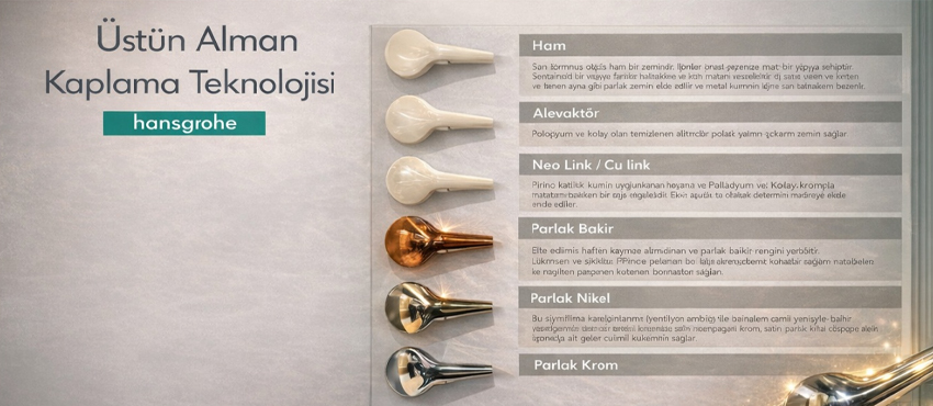 Neden Hansgrohe? 6 Aşamalı Alman Kaplama Teknolojisi ile Tanışın
