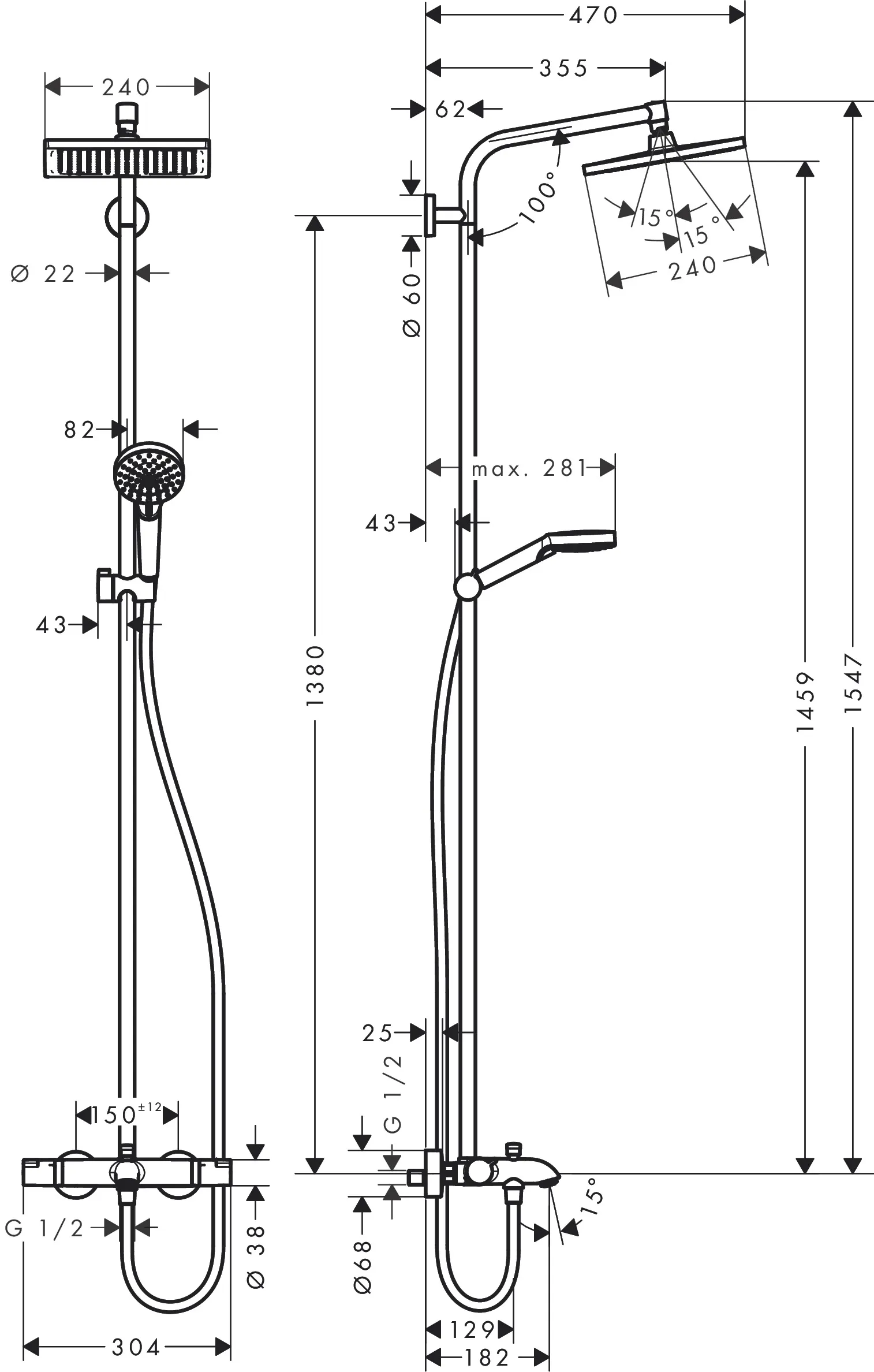 Высота смесителя в душевой от пола. 27320000 Hansgrohe. Душевая стойка Hansgrohe Crometta е 240 1jet Showerpipe 27271000. Душевая система Hansgrohe Crometta e 240 1jet Showerpipe 27284000. Душевая система Hansgrohe Crometta s 240 Showerpipe с термостатом 27320000.