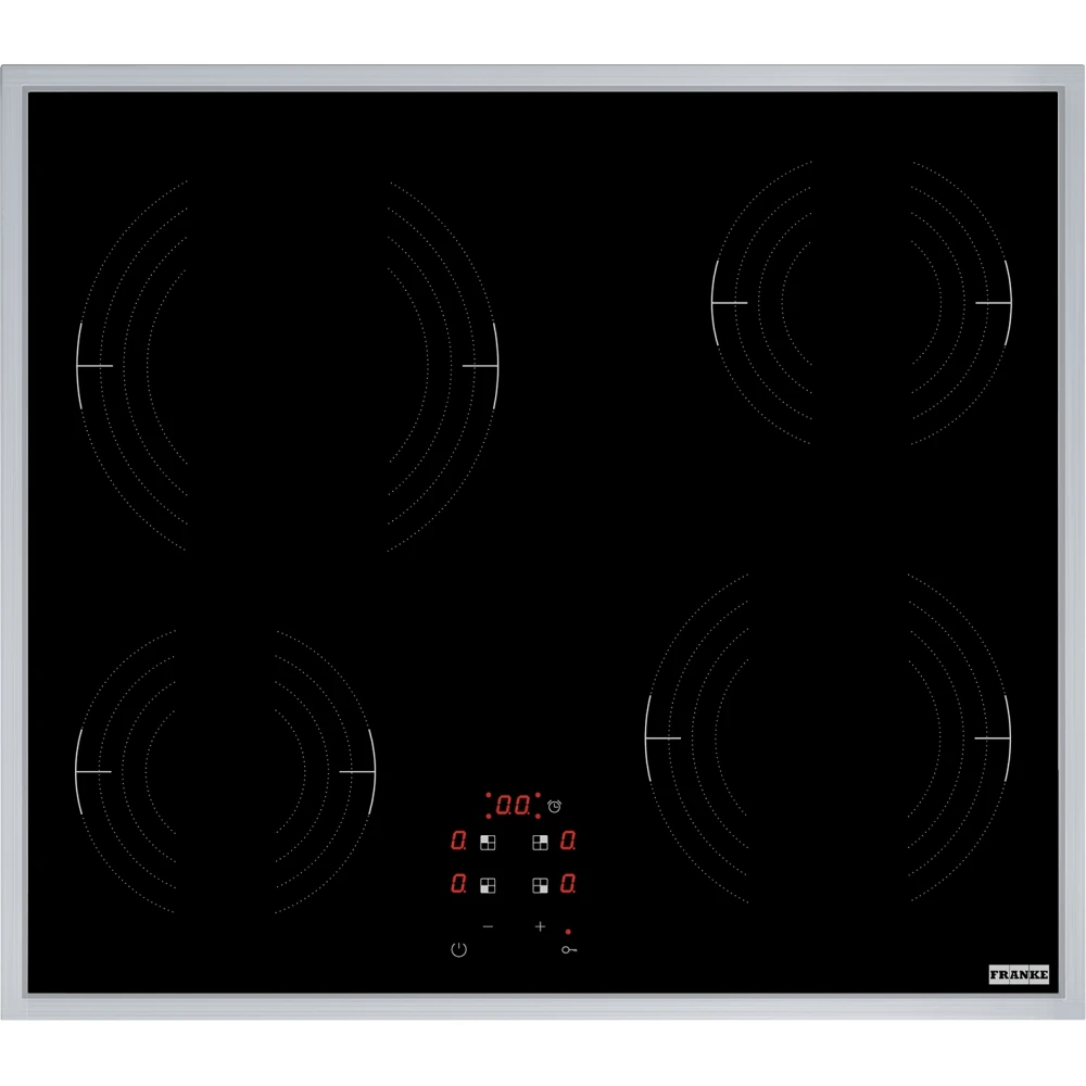 Franke FRSM 604 C T XS Siyah Cam-Inox Ocak