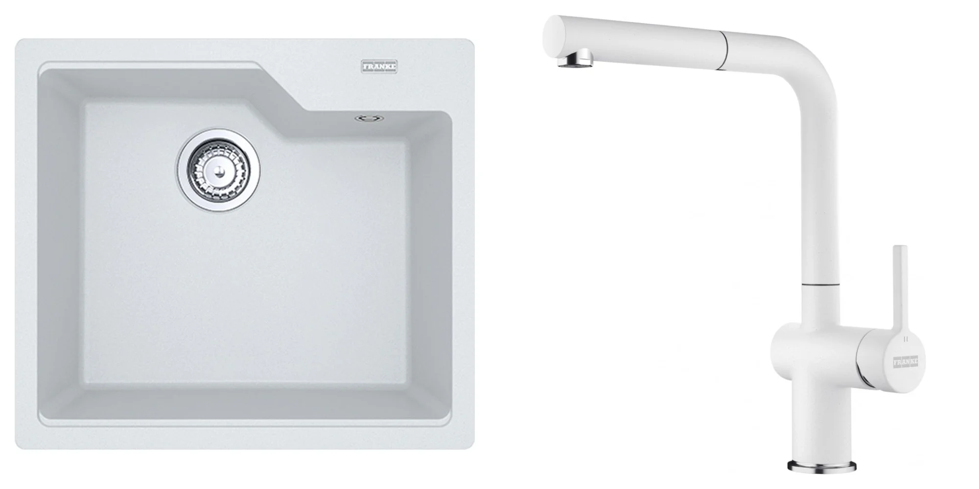 Franke Urban 610-56 Bianco Eviye Batarya Seti