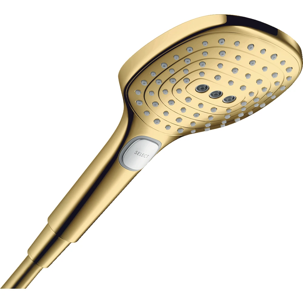 Hansgrohe Raindance Select E 120 3Jet PowderRain EcoSmart+ Parlak Altın Duşu - 28729990