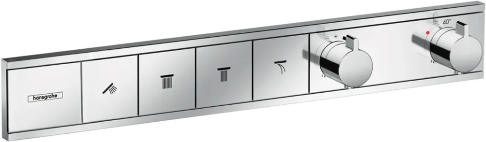 Hansgrohe RainSelect 4 Çıkış İçin Termostatik Ankastre Banyo Bataryası - 15382000