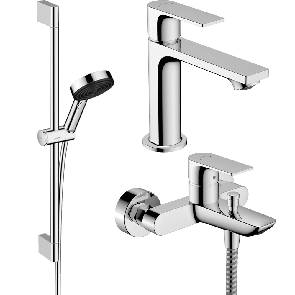 Hansgrohe Rebris E Üçlü Batarya Seti