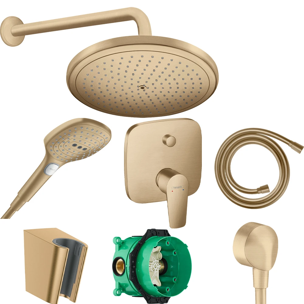 Hansgrohe Talis E Mat Bronz Ankastre Duş Seti