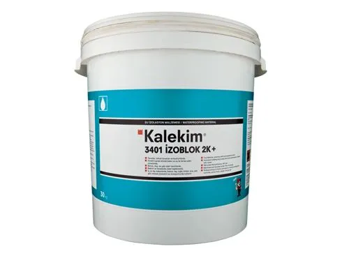 İzoblok 2K+ Çift Bileşenli Bitüm Su Yalıtım Malzemesi (22 Kg + 8 Kg) (3401)