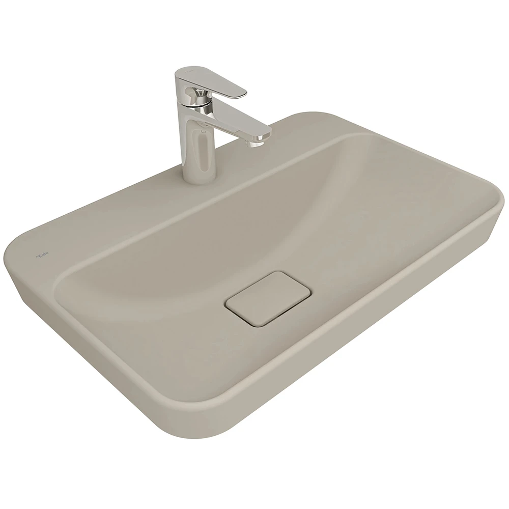 Kale Zero 2.0 60x40 Cm Mat Vizon Yarı Gömme Dikdörtgen Lavabo