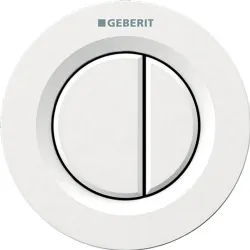 Geberit Type 01 - 8 Cm - Çift Basmalı Beyaz Hemen Al