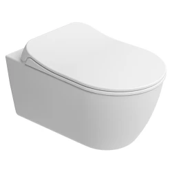 Kale Dove 2.0 Kanalsız Asma Klozet + Ultra Slim Yavaş Kapanan Klozet Kapağı (Beyaz)