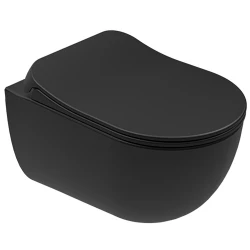 Kale Zero 2.0 Kanalsız Asma Klozet + Ultra Slim Yavaş Kapanan Klozet Kapağı (Mat Siyah) Hemen Al