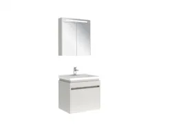 Kale Idea 2.0 65 Cm Parlak Beyaz Tek Çekmeceli Banyo Dolabı Takımı 610100200486