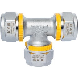 Kas DN 25 x DN 20 x DN 20 TE Bağlantı Rakoru