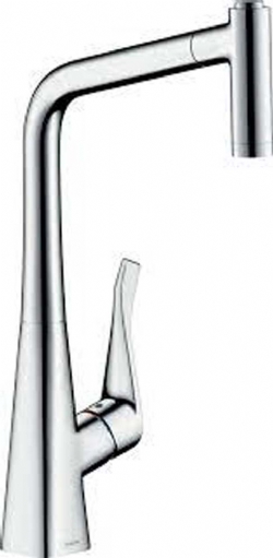 Hansgrohe Tek Kollu Mutfak Bataryası 320 Çekilebilir Sprey Krom 73801000