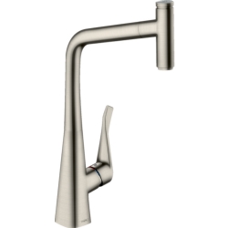 Hansgrohe Tek Kollu Mutfak Bataryası 320 Çekilebilir Sprey Krom 73803800