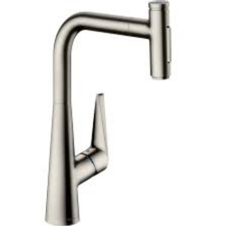 Hansgrohe Talis Select Tek Kollu Mutfak Bataryası 300 Çekilebilir Sprey Krom 73867800