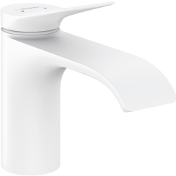 Hansgrohe Vivenis 80 Satin Beyaz Lavabo Bataryası 75012700